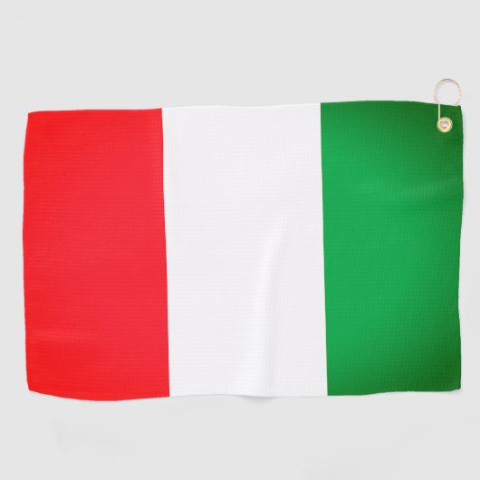 Italiaanse vlag Golf Towel Golfhanddoek (Horizontaal)