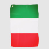 Italiaanse vlag Golf Towel Golfhanddoek (Voorkant)