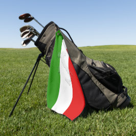 Italiaanse vlag golfhanddoek