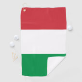Italiaanse vlag golfhanddoek (Insitu)