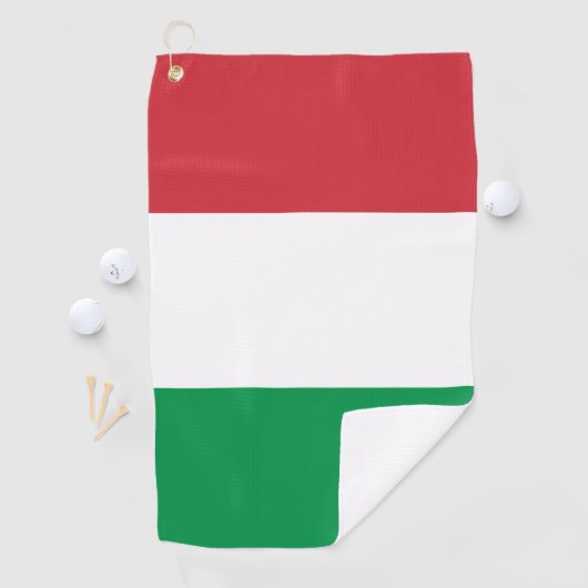 Italiaanse vlag golfhanddoek (Insitu)