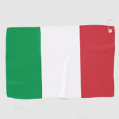 Italiaanse vlag golfhanddoek (Horizontaal)