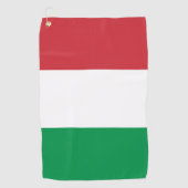 Italiaanse vlag golfhanddoek (Voorkant)