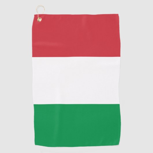 Italiaanse vlag golfhanddoek (Voorkant)
