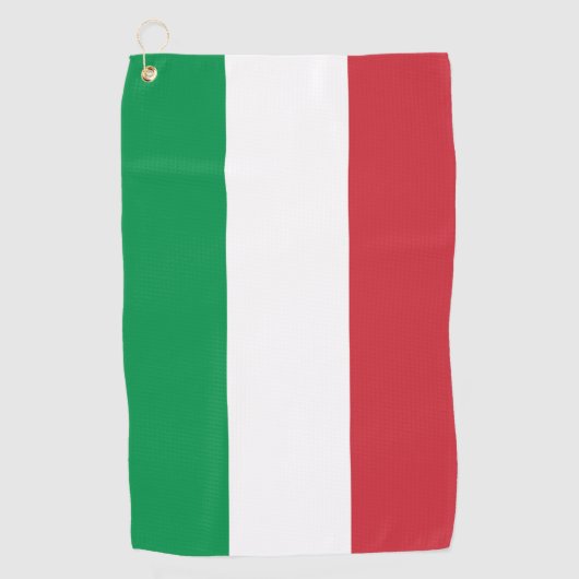 Italiaanse vlag golfhanddoek (Voorkant)