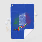 Italiaanse vlag golfhanddoek (Insitu)