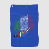 Italiaanse vlag golfhanddoek (Voorkant)