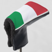 Italiaanse vlag golfheadcover (3/4 voorkant)