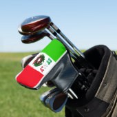Italiaanse vlag golfheadcover (Insitu)