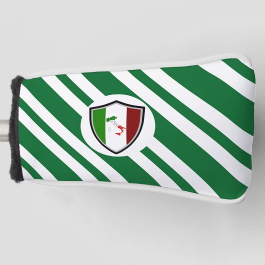 Italiaanse vlag golfheadcover (Voorkant)