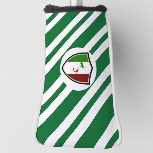 Italiaanse vlag golfheadcover (Draai 90)