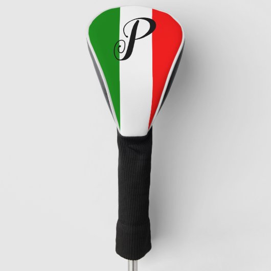 Italiaanse vlag golfheadcover (Voorkant)