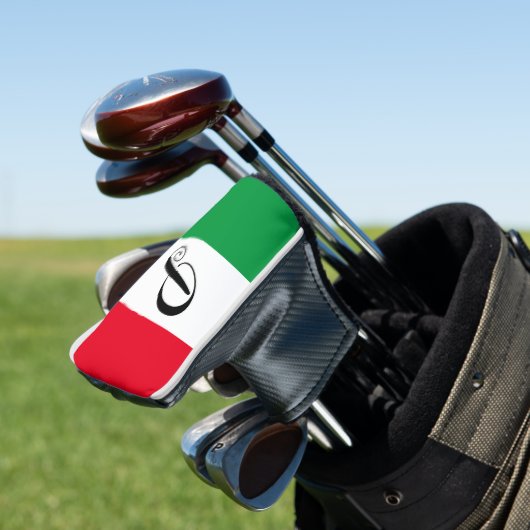 Italiaanse vlag golfheadcover (Insitu)
