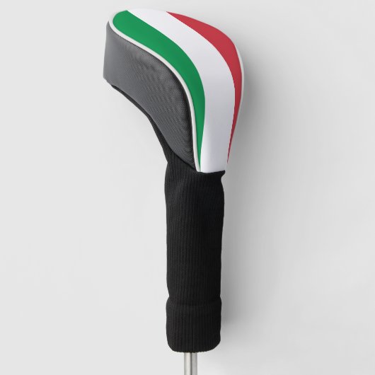 Italiaanse vlag golfheadcover (Schuin)