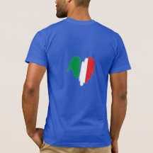 Italiaanse vlag Graffiti Heart Graphic