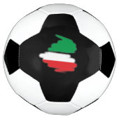 Italiaanse vlag Graffiti Heart Graphic Voetbal (Gedraaid)