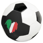 Italiaanse vlag Graffiti Heart Graphic Voetbal (Drie kwart)