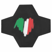 Italiaanse vlag Graffiti Heart Graphic Voetbal (Enkel)