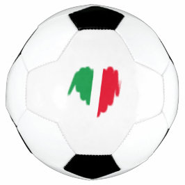 Italiaanse vlag Graffiti Heart Graphic Voetbal