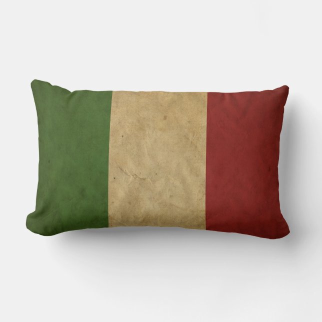 Italiaanse vlag-gravenkleuren kussen (Voorkant)