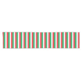 Italiaanse vlag - groene, rode en witte strepen korte tafelloper (Horizontaal)