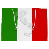 Italiaanse vlag groot cadeauzakje (Achterkant)