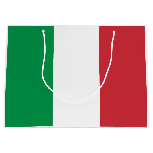 Italiaanse vlag groot cadeauzakje (Voorkant)