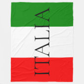 Italiaanse Vlag Groot ITALIA Fleece Deken (Voorkant)