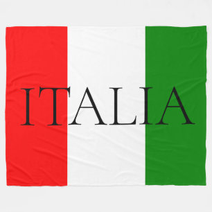 Italiaanse Vlag Groot ITALIA Fleece Deken