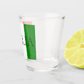 Italiaanse Vlag Groot ITALIA Shot Glas (Rechts)