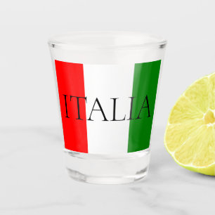 Italiaanse Vlag Groot ITALIA Shot Glas