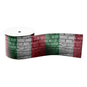 Italiaanse vlag grosgrain lint