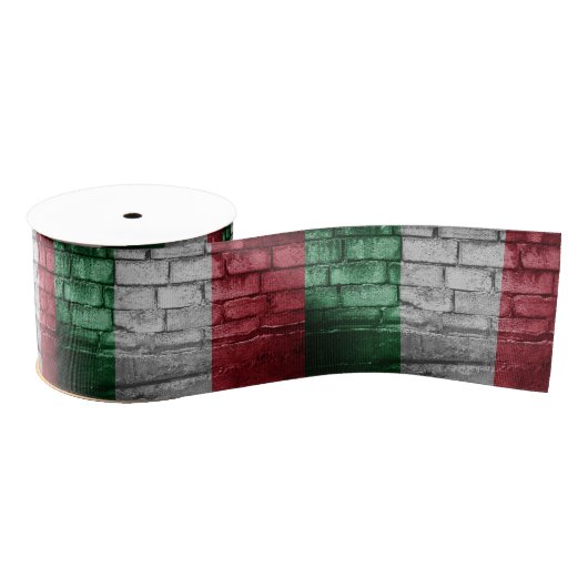 Italiaanse vlag grosgrain lint (Spoel)