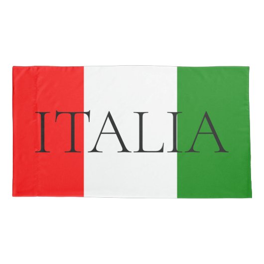Italiaanse vlag Grote ITALIAANSE keuken Kussensloop (Achterkant)