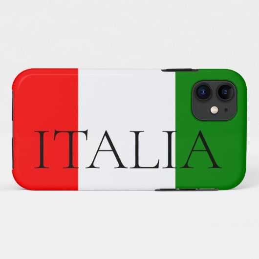 Italiaanse vlag Grote ITALIË Case-Mate iPhone Case (Achterkant (horizontaal))