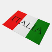 Italiaanse vlag Grote ITALIË Deurmat (Schuin)