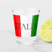 Italiaanse vlag Grote ITALIË Shot Glas (Voorkant)