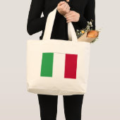 ITALIAANSE VLAG GROTE TOTE BAG (Voorkant (product))