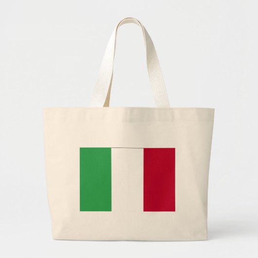 ITALIAANSE VLAG GROTE TOTE BAG (Voorkant)