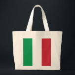 Italiaanse vlag grote tote bag<br><div class="desc">Italiaanse vlag</div>