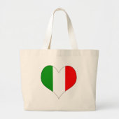 Italiaanse vlag grote tote bag (Voorkant)