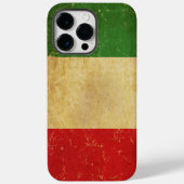 Italiaanse vlag  Grunge Case-Mate iPhone Case (Achterkant)