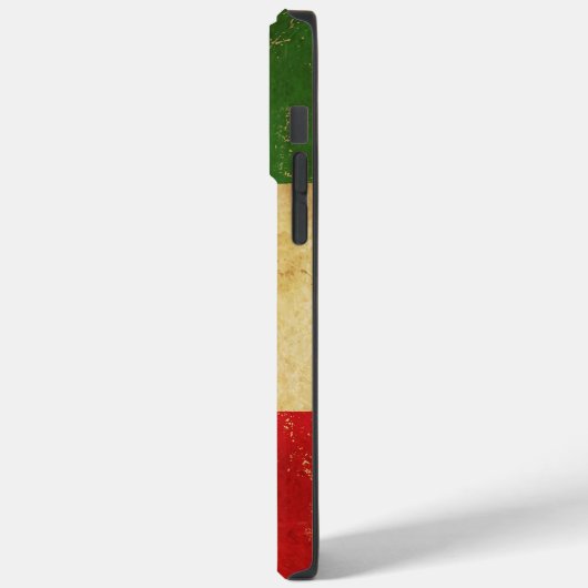 Italiaanse vlag  Grunge Case-Mate iPhone Case (Achterkant / Links)