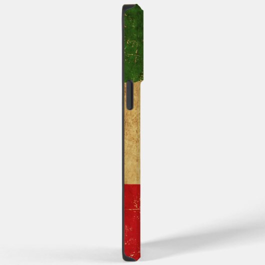 Italiaanse vlag  Grunge Case-Mate iPhone Case (Achterkant / Rechts)