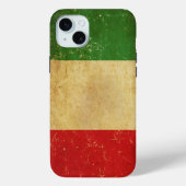 Italiaanse vlag  Grunge Case-Mate iPhone Case (Achterkant)