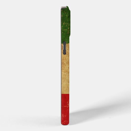 Italiaanse vlag  Grunge Case-Mate iPhone Case (Achterkant / Rechts)