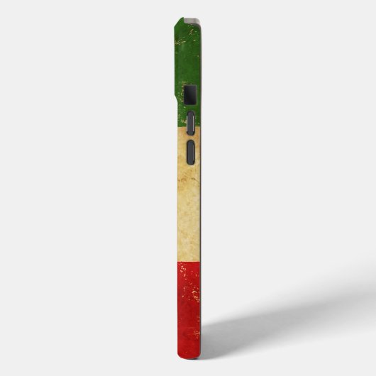 Italiaanse vlag  Grunge Case-Mate iPhone Case (Achterkant / Links)