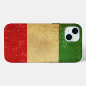 Italiaanse vlag  Grunge Case-Mate iPhone Case (Achterkant (horizontaal))