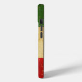 Italiaanse vlag  Grunge Case-Mate iPhone Case (Achterkant / Links)