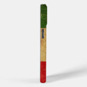 Italiaanse vlag  Grunge Case-Mate iPhone Case (Achterkant / Rechts)